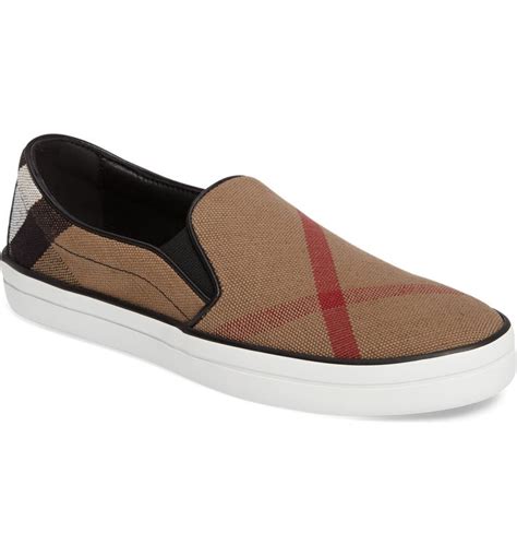 burberry slip on sneakers women's.